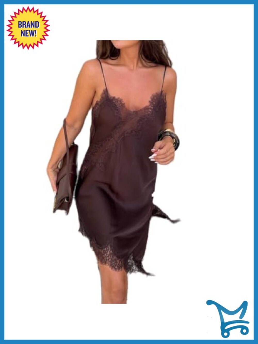 Lace Trim Camisole Top Backless Spaghetti Strap Sleeveless Flowy Tunic